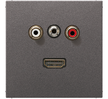 2x Cinch Audio (RCA) / Stereo Jack (TRS 3.5 mm) / HDMI MAAL1082AN Jung