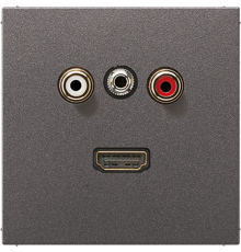 2x Cinch Audio (RCA) / Stereo Jack (TRS 3.5 mm) / HDMI MAAL1082AN Jung