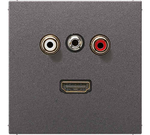 2x Cinch Audio (RCA) / Stereo Jack (TRS 3.5 mm) / HDMI MAAL1082AN Jung