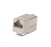 Вставка Keystone Jack KJNE-8P8C-C6A-90-SH-F-WH RJ-45(8P8C),кат.6A,экран.,110 IDC,зад.с пом.NE-TOOL,белая  46629  Hyperline