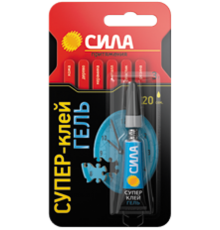 Супер-клей ГЕЛЬ 3 гр. BL-1 SGBL1-3  C0039396  СИЛА