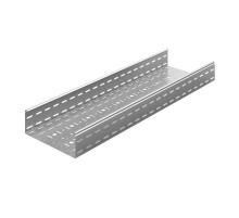 Универсальный лоток перфорированный 100х100х3000, толщ. 1,5 мм, гор. цинк, 383013  УЛП-100х100х3000-1,5-ГЦ   Ostec