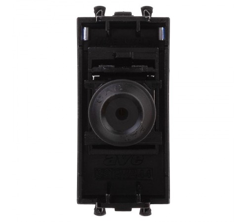 ТВ розетка оконечная "Черный квадрат", "Avanti", 1 мод.  4402501  DKC