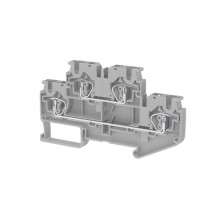 Пружинная клемма серии SRD 4-2F (Серый) 0.0.0.3.11909  311909  Klemsan