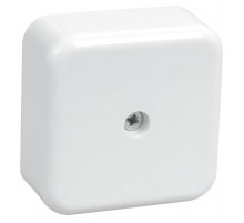 Коробка распределительная КМ41206-01 для о/п 50х50х22 мм белая (4 клеммы 3мм2)  UKO10-050-050-020-K01  IEK