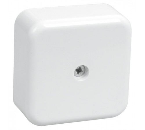 Коробка распределительная КМ41206-01 для о/п 50х50х22 мм белая (4 клеммы 3мм2)  UKO10-050-050-020-K01  IEK