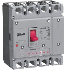 Силовой авт. выкл. с электрон. расц. 4P 63А 70кА ВА-353E  22658DEK  DEKraft