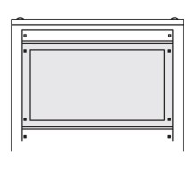 Панель секционная углублённая, В=400мм, Ш=600мм  R5PA6040  DKC