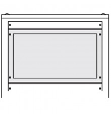 Панель секционная углублённая, В=400мм, Ш=600мм  R5PA6040  DKC