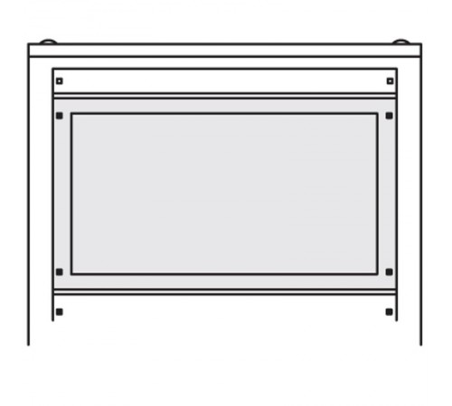 Панель секционная углублённая, В=400мм, Ш=800мм  R5PA8040  DKC