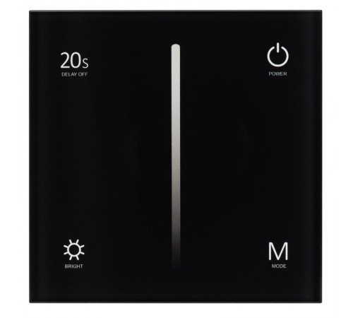Панель Sens SMART-P42-DIM Black (230V, 0/1-10V)  028113  Arlight