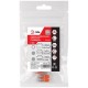 Клемма  NO-225-428 универсальная 221-412 компактная с рычагами 2-проводная 0.2-4 мм2 (упаковка 4 шт.)  Б0067907  ЭРА