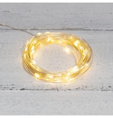 Гирлянда Роса 5 м, 50 LED, USB, теплое белое свечение  315-966  NEON-NIGHT