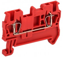 Клемма пружинная КПИ 2в-1,5 17,5А красная   YZN11-001-K04  IEK 