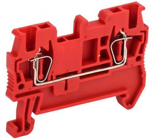 Клемма пружинная КПИ 2в-1,5 17,5А красная   YZN11-001-K04  IEK 