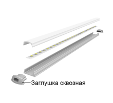 Заглушка торцевая для PAL 1105  СКВОЗНАЯ  5009646  Jazzway