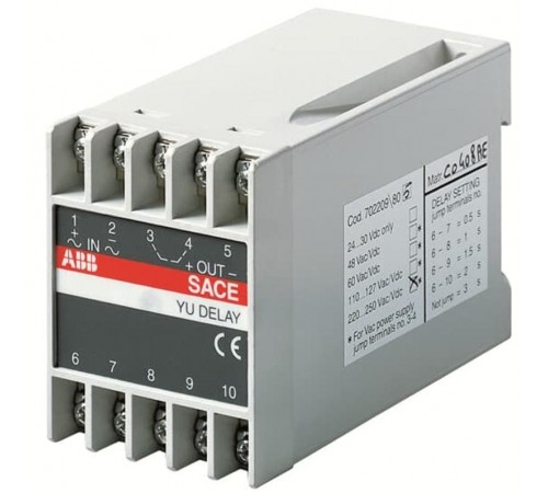 Устройство выдержки времени для реле минимального напряжения UVD 24/30V E1/6 T7-T7M-X1  1SDA038316R1  ABB