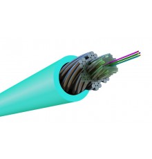 FO-AWS1-IN-503-1-LSZH-AQ Кабель волоконно-оптический 50/125 (OM3) многомодовый, 1 волокно, супергибкий, бронир., нг(А)-HF 448726  Hyperline