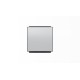 Клавиша для 1-клавишных выключателей/переключателей/кнопок, серия SKY, цвет серебристый алюминий2CLA850100A1301 ABB