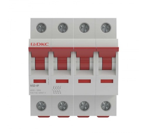 Выключатель нагрузки модульный YON MSD 4P 40A  MSD-4P40  DKC