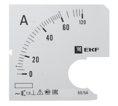 Шкала сменная для A721 60/5А-1,5 PROxima  s-a721-60  EKF