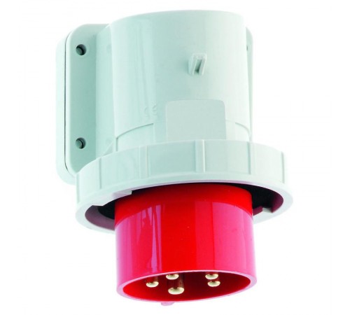 Вилка настенная 32A 5р(3P+N+PE) 6h 400В IP67 I 2402-Bals I Bals