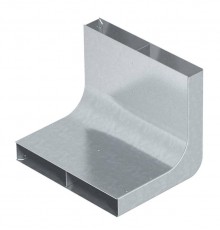 Вертикальный угол 90° кабельного канала EUK 250x38 мм (сталь) (KV2 25038)  7400636  OBO Bettermann