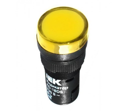 Лампа AD16DS(LED)матрица d16мм желтый 36В AC/DC    BLS10-ADDS-036-K05-16  IEK