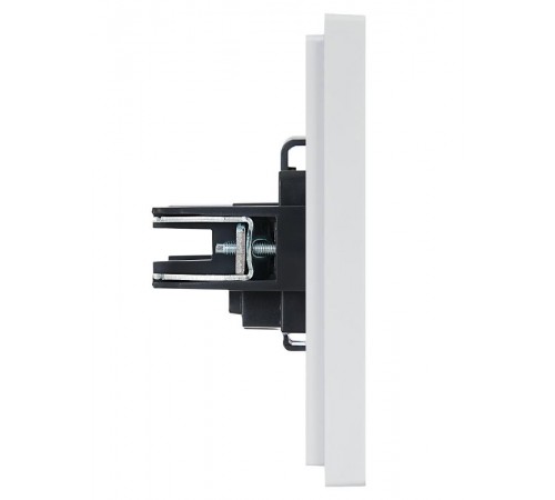 FORTE&PIANO Розетка без заземления, со шторками в/к 10А FP217 белый  FP-R13-10-K01  IEK