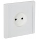 FORTE&PIANO Розетка без заземления, со шторками в/к 10А FP217 белый  FP-R13-10-K01  IEK