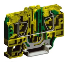 HTE.10, зажим для заземления, 10 кв.мм желто-зеленый  ZHT330-RET  DKC
