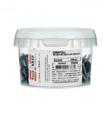 Саморез ШСММ 4,2х16 т.кор. KP RAL 8017 (200 шт) - ведро малое ( 0,34 кг)  125494  Tech-KREP