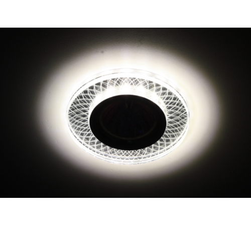 Светильник точечный декоративный DK LD43 SL 3D /1 cо светодиодной подсветкой MR16, зеркальный (50/1500)  Б0048939  ЭРА