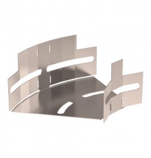 Угол горизонтальный изменяемый 0-45 градусов Стандарт INOX (AISI 409) 100х50  PR16.3644  Промрукав