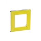 ABB Levit Жёлтый / дымчатый чёрный Рамка 1-ая  3901H-A05010 64W  2CHH015010A6064  ABB