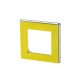 ABB Levit Жёлтый / дымчатый чёрный Рамка 1-ая  3901H-A05010 64W  2CHH015010A6064  ABB