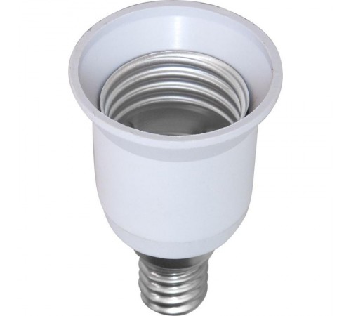 Патрон-переходник с E27 на E14 LH63 230V (для лампы E27), 39x64мм  22342  FERON