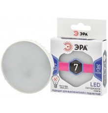 Лампа светодиодная LED GX-7W-860-GX53 (диод, таблетка, 7Вт, хол, GX53) (10/100/4200)  Б0048018  ЭРА