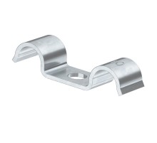 Крепежная скоба металл. двойная, однолапковая 18mm (1015 D 18 G)  1009481  OBO Bettermann