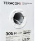 Кабель витая пара TERACOM PRO Cat.6 U/UTP 4 пары solid 23AWG нг(А)-HF серый упак. 305м  TRP-6UTP-04LSH-GY-IN3  EKF