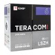 Кабель витая пара TERACOM PRO Cat.6 U/UTP 4 пары solid 23AWG нг(А)-HF серый упак. 305м  TRP-6UTP-04LSH-GY-IN3  EKF