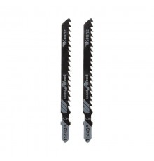 Пилка для электролобзика по дереву KRANZ T144DP 100 мм 6 зубьев на дюйм 8-60 мм (2 шт./уп.) KR-92-0317  Kranz