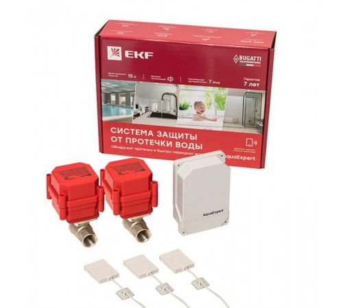 Система защиты от протечки воды AquaExpert EKF PROxima  AquaExpert-1/2  EKF