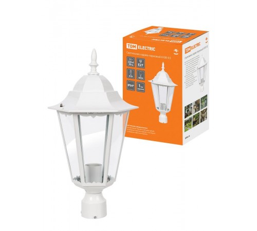 Светильник садово-парковый ЛТУ 6100-23 100Вт ЛН/КЛЛ/LED E27 IP44 шестигранник  SQ0330-0068  TDM