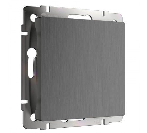 W1159204/ Электроустановочные изделия - Заглушка (графит рифленый)  a050753 Werkel