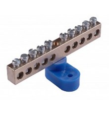 Шина _N_ 63.08.2 Шина "N"  на 8 присоединений 63А на 2 изоляторах стойка  Шина _N_ 63.08.2  HEGEL