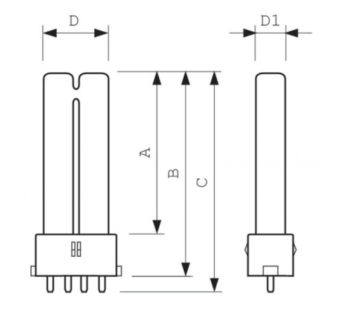 Лампа энергосберегающая КЛЛ MST PL-S 11W/830/4P 1CT/5X10BOX  927936683011  PHILIPS