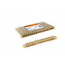 Шина "N" нулевая 8x12мм 16/2 (16 групп/крепеж по краям)   SQ0801-0071  TDM