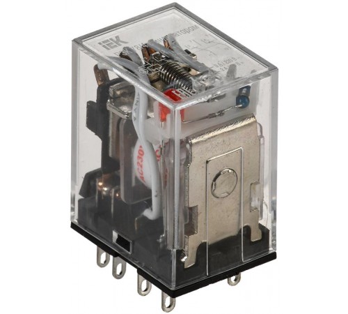 Реле РЭК78/4(MY4) с индикацией 3А  230В АC   RRP20-4-03-220A-LED  IEK