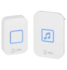 Звонок дверной C98 беспроводной, от сети, белый, 60 мелодий  Б0054089  ЭРА